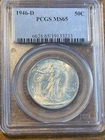 PCGS MS65 1946-D Walking Liberty Half Dollar