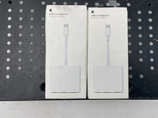Lot of 2 Apple USB-C Digital AV Multiport Adapter HDMI, USB, USB-C