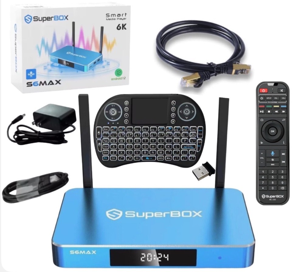 Superbox S6 Max Smart Tv Box Android Streaming Media Player