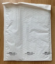 ULINE Bubble Mailers Poly White #2 - 8 1/2" X 12", PACK OF 10 S-22394 NEW!