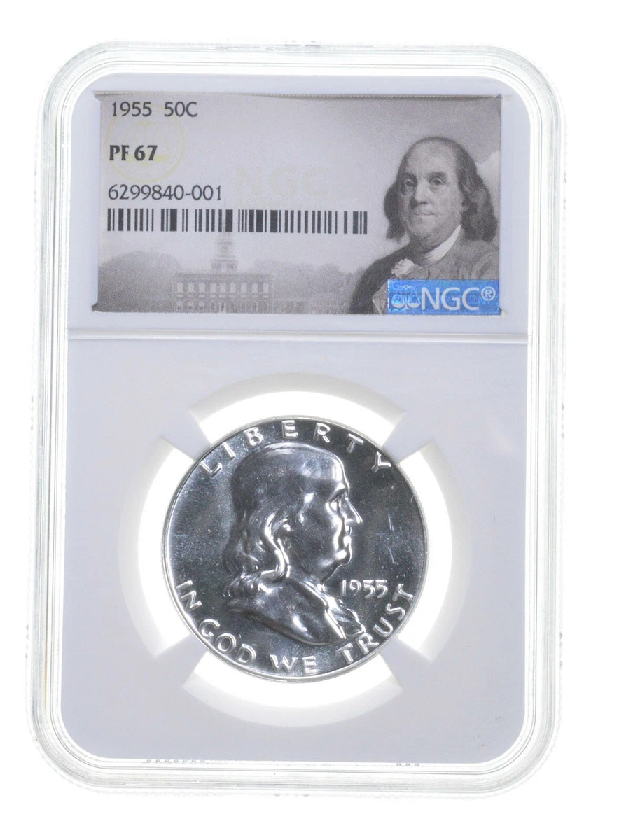 PR 67 Graded 1955 Franklin Half Dollars (1948-1963) for sale | eBay
