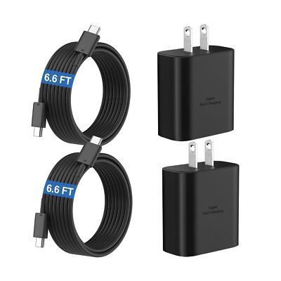 Samsung Galaxy S24 Ultra Charger 45W USB-C Super Fast Charger Android Phone C...