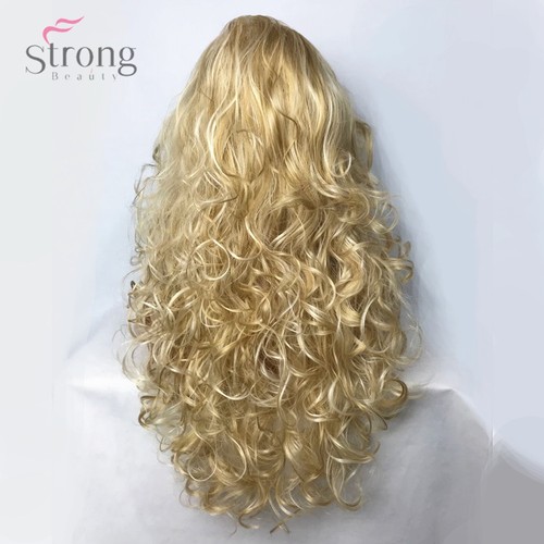 Women's Synthetic Wig Blonde Long Curly Hair Capless Natural Wigs Cosplay Wigs - Picture 2 of 3