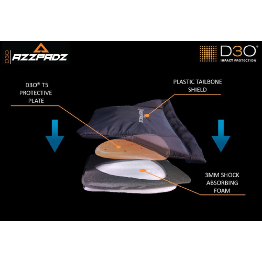 Azzpadz D3O Tailbone protection - Main Image