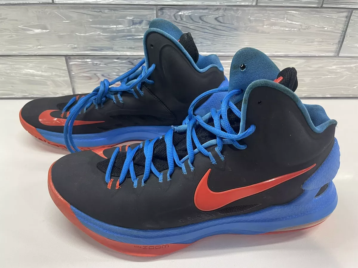 Nike KD 5 V OKC Thunder Away 554988-048 Size 9.5 Men’s Durant NO BOX Nike KD 5 V OKC Thunder Away 554988-048 Size 9.5 Men’s Durant NO BOX