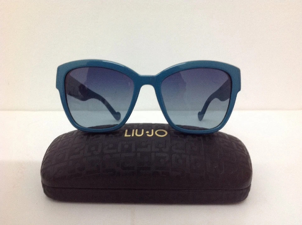 Liu Jo Lunettes de Soleil Modèle 647 Femme Plastique Bleu Vert Mat Pois - Photo 3/4