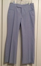 Tommy Hilfiger Women s Pants Size 8 Light Blue Cotton Wide Leg Front Pockets