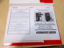 BASEBALL SOFTBALL PITCHING MACHINE MP-4 MP-5 MP-6 OPERATING MANUAL