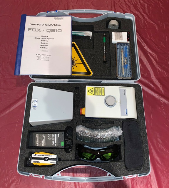 A.R.C LASER FOX Q810 Q980 980nm 10W Diode Laser Surgery Fibers & Probes