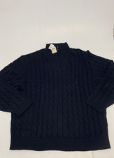 Jos.A.Bank 1905 Sweater 1/4 Zip Blue 2X Men's Was 139.50 A72