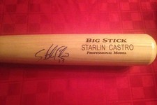 STARLIN CASTRO Autographed Signed Rawlings Big Stick Baseball Bat Hobbs Hobby