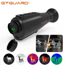 GTGUARD Portable Thermal Monocular for Hunting Ai 384x288 (50Hz) 1-8x Zoom 15mm