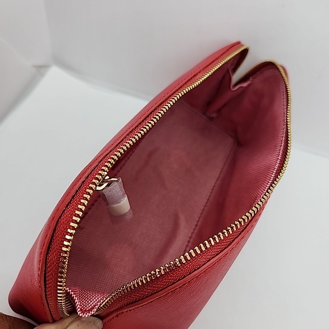 NEW Cole Haan Go Anywhere Case Logo Leather Pouch 9