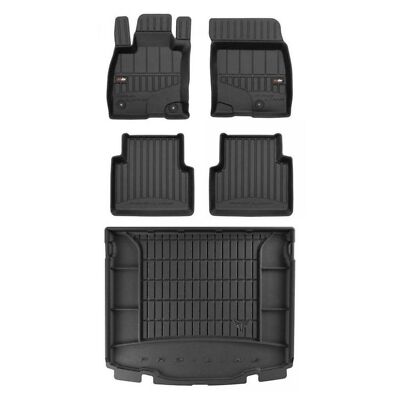Frogum Pro-Line Satz Gummifußmatten und Kofferraummatten für Ford Kuga III ab 20