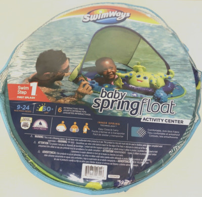 Swimways Baby Spring Float Activity Center - Octopus 9-24 Months Swim Step 1