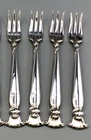 Romance of the Sea- Wallace Sterling Silver set of 4 Cocktail Forks 5 5/8"