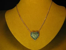 MARIANA NECKLACE SWAROVSKI CRYSTALS HEART PENDANT GP MOSAIC Gift Christmas