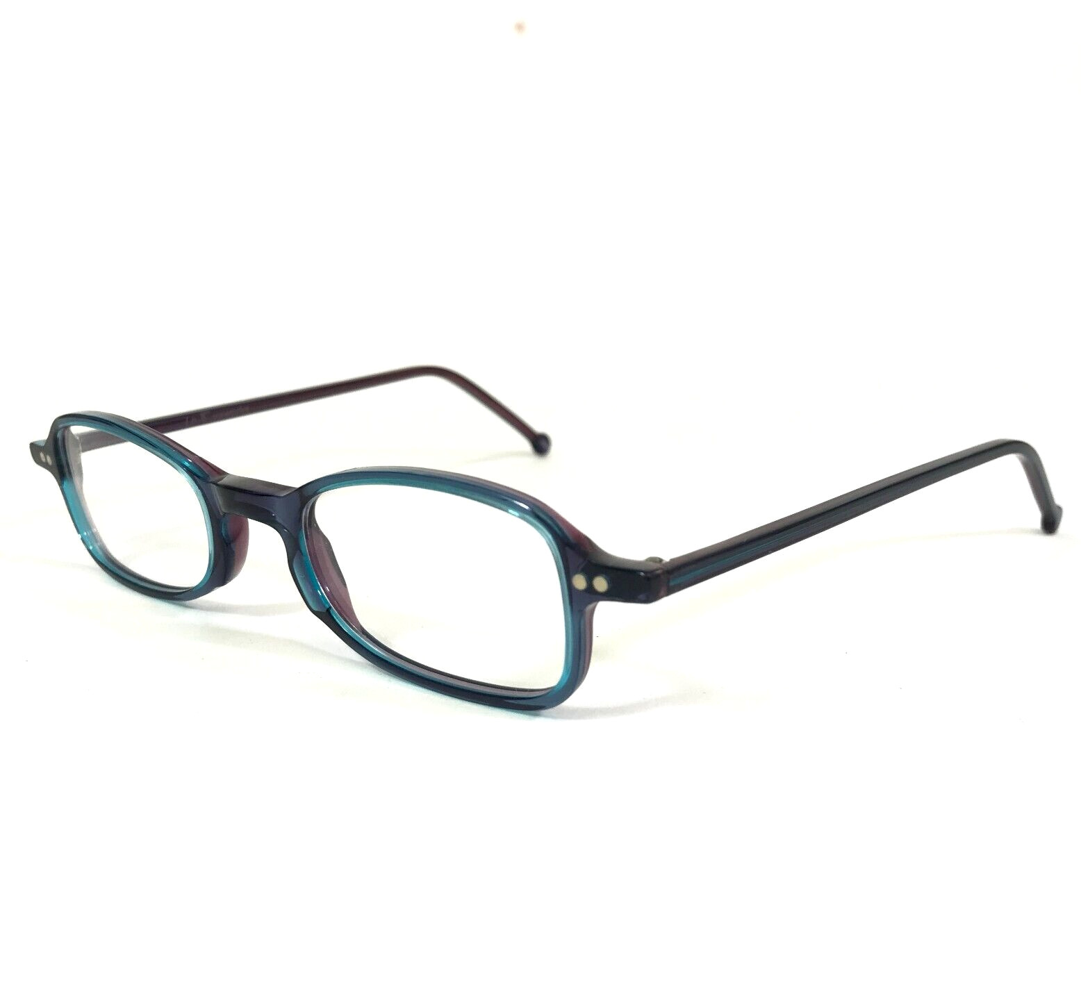 Винтажная оправа для очков la Eyeworks COBY 255 сине-фиолетовая прямоугольная 43-21-135