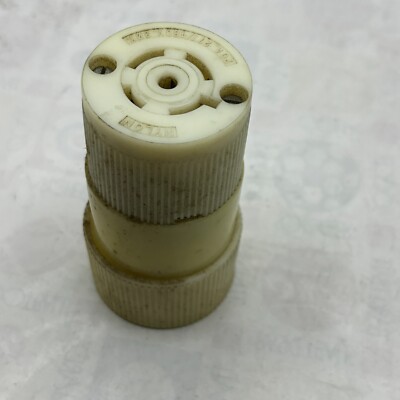 BRYANT 72220-NC White Locking Nylon Connector Body 20A 277/480V 4P 5W QTY:1 