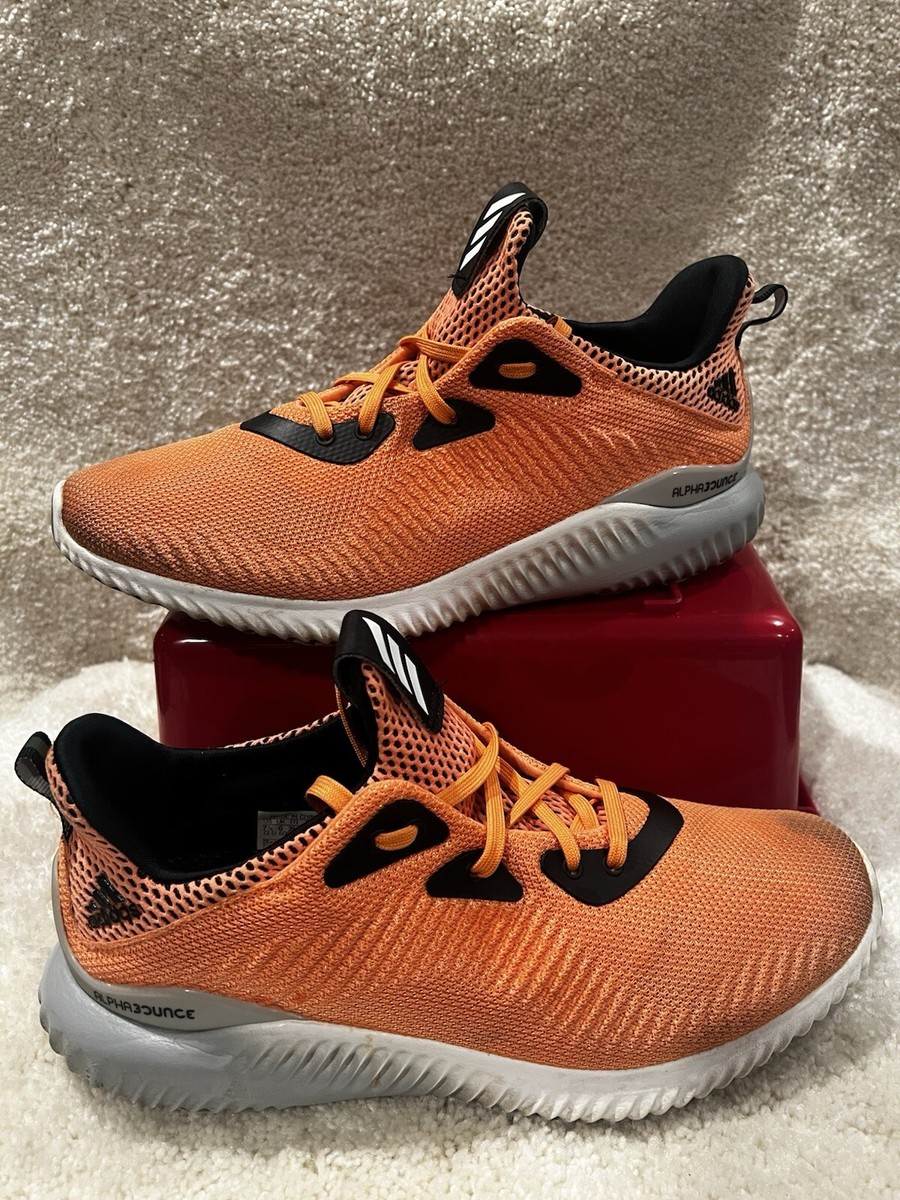 Adidas Alpha Bounce Orange/black running shoes-size