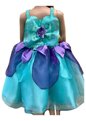 Girls Fairy Dress Costume Kids Fairy Dress Mint Petal & Free Matching  Headpiece | eBay