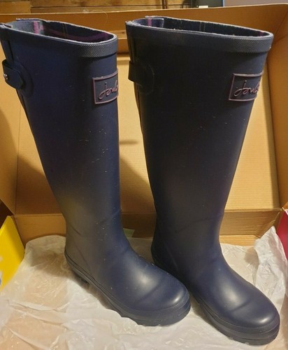 Field Welly Wellington Blue Navy Boots 