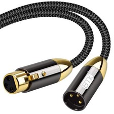 3M EMK XLR Cable 3 Pin Balanced Cable Microphone Lead Male to Female Extension