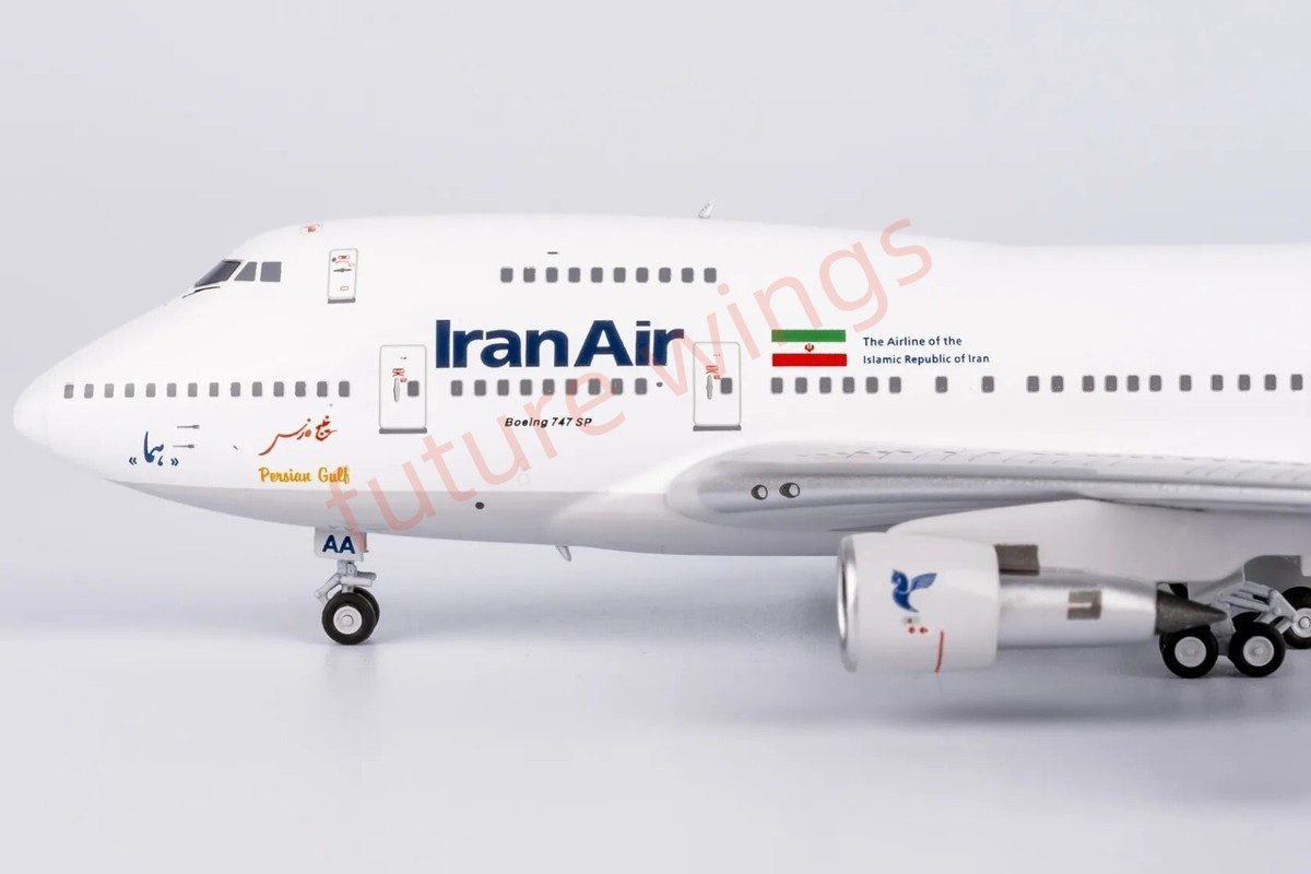 1:400 NG Models NG07042 Iran Air B747SP EP-IAA Aircraft Model+Free