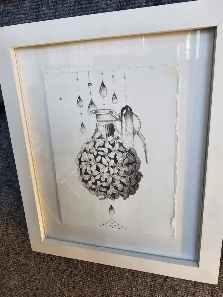 "Цветочное гнездо" оригинальный рисунок Джонни "KMNDZ" Родригес - Изображение 2 из 4