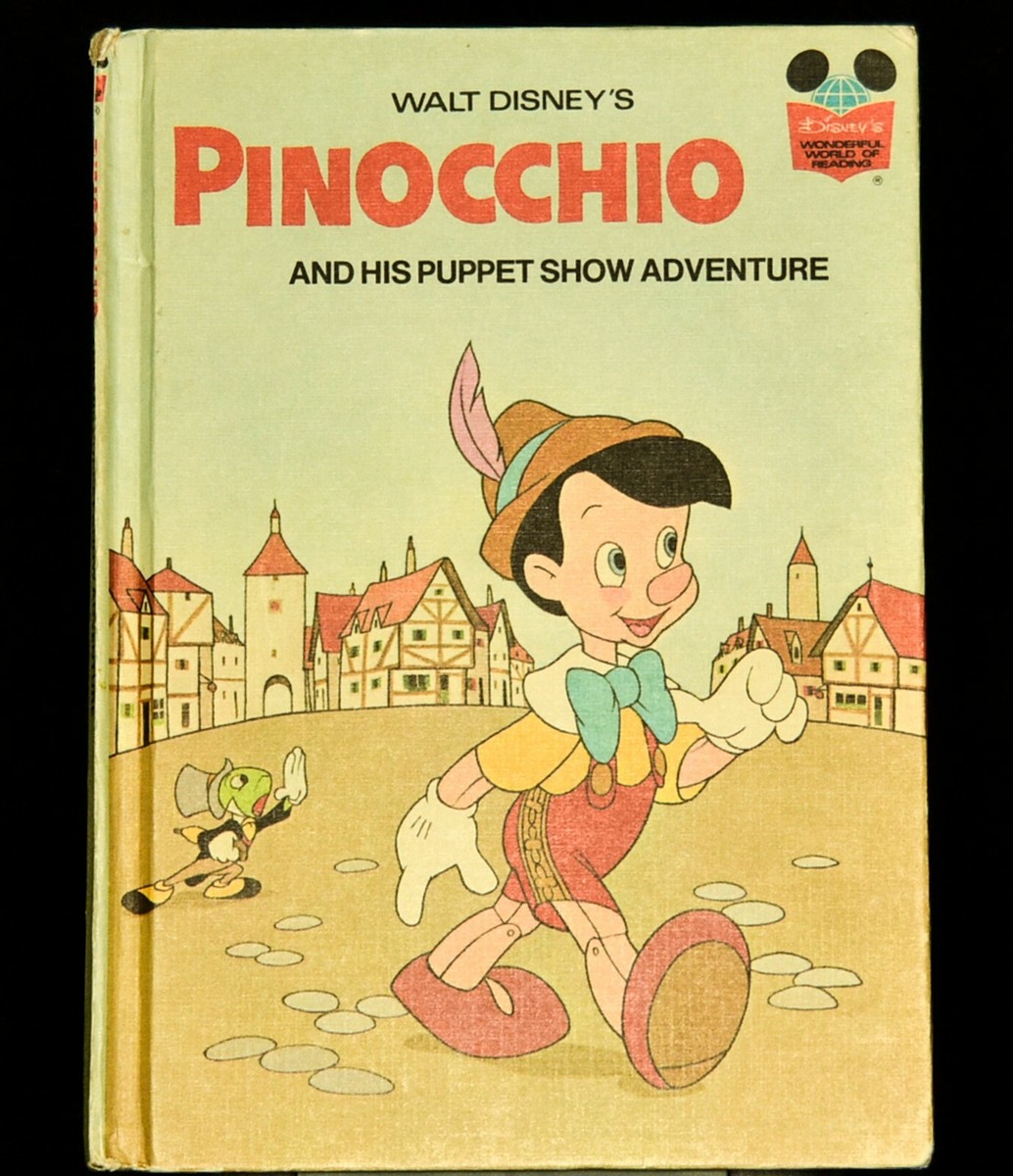 Vintage Walt Disney PINOCCHIO and his puppet show adventure