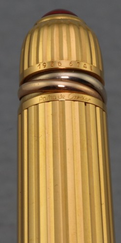 FOUNTAIN PEN PASHA DE CARTIER DOUE' LAQUE BORDEAUX NIB M - Picture 5 of 9