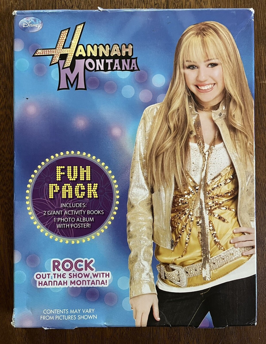 Vintage Hannah Montana Fun Pack - Photo Album Activity Books Boxed