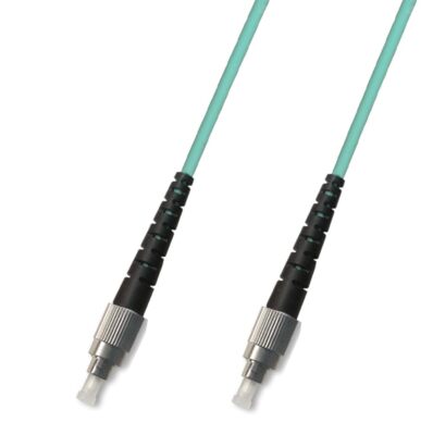 30M Multimode Simplex 10GB Aqua OM3 Fiber Optic Patch Cable Cord 50/125 FC