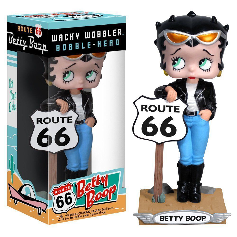 Funko Wacky Wobbler: Betty Boop - Betty Boop (Route 66) for Funko Wacky Wobbler: Betty Boop - Betty Boop (Route 66) for