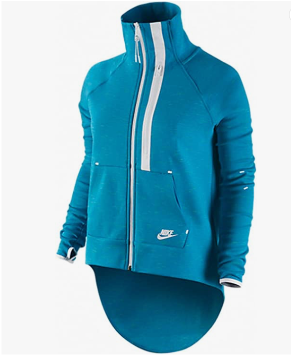 nike women's tech fleece moto cape jacket