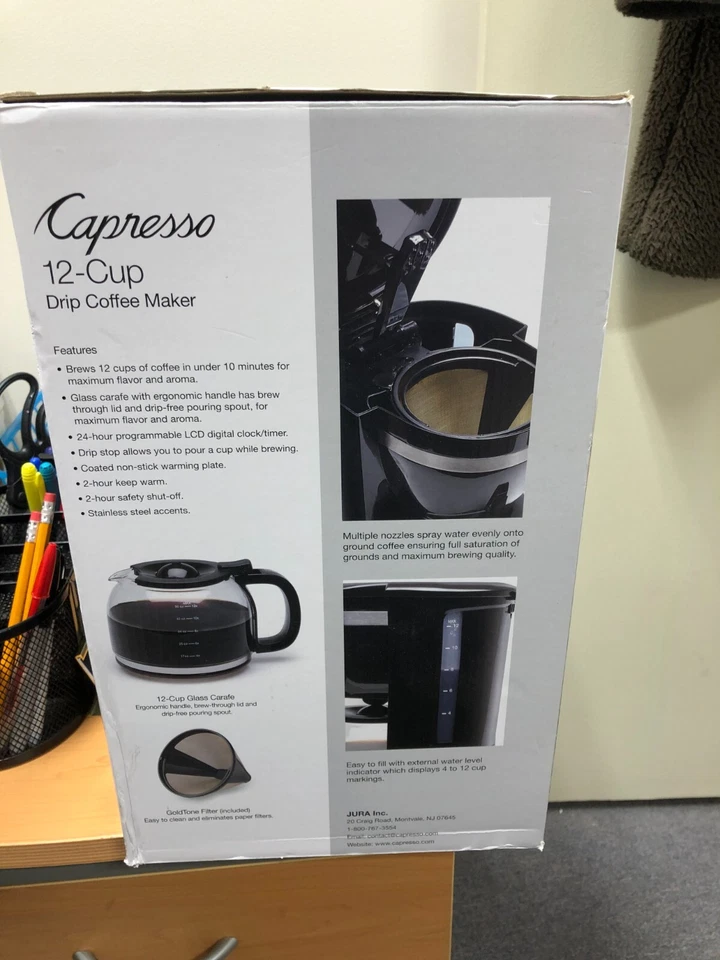 capresso 12 cup drip coffee maker - Image 2 of 2