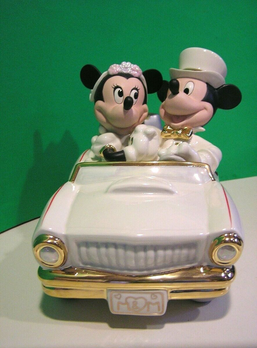 LENOX MINNIE'S DREAM HONEYMOON Car Disney MICKEY Wedding LENOX MINNIE'S DREAM HONEYMOON Car Disney MICKEY Wedding