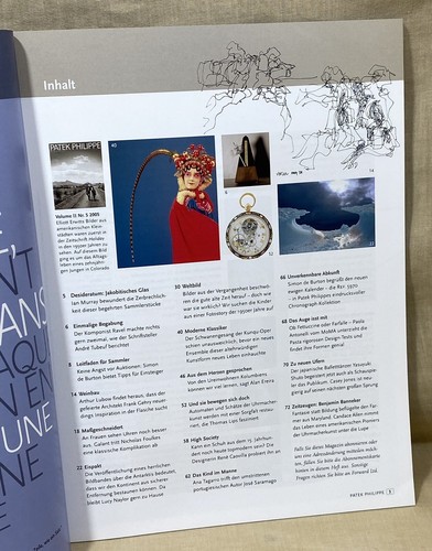 Revista PATEK PHILIPPE Volumen 2 Dos Número 5 Cinco Alemán Deutch Calatrava FABRICANTE DE EQUIPOS ORIGINALES/ - Imagen 3 de 11