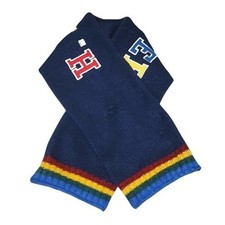 Marks & Spencer Kids Harry Potter Scarf Navy Blue Multicolor Stripe Preppy
