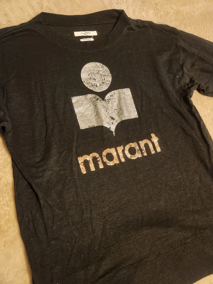 Isabel Marant Etoile Long Sleeve Top 100% Linen Size Xs - Image 2 of 4