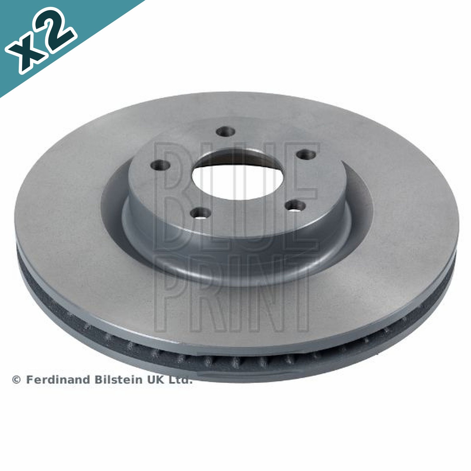 Blueprint ADBP430032 Brake Disc Front Coated 308mm Diameter Fits Ford Focus Kuga