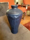 Beautiful Rookwood Arts & Crafts Pottery Vase 1924 Dark Glaze W/Dragonflies