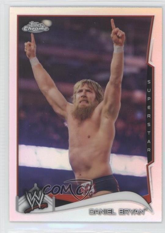 2014 Topps Chrome WWE Refractor Daniel Bryan #14 3i8