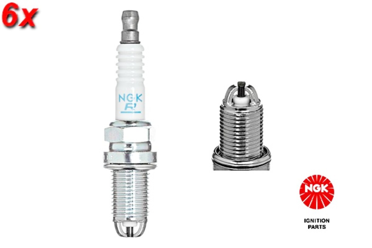 NGK 6x Spark Plug For AUDI 100 Avant MERCEDES SEAT SKODA VW 90-15 101000041AC