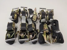 *Lot of 10* US Cargo Control 5012WH-BLK 2" x 12" Black Ratchet Strap W/ Wire ...
