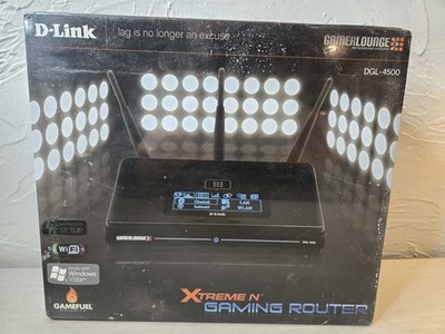 New Sealed D-Link Dgl-4500 Extreme N Gaming Router J122