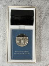 Mission to Mars Eyewitness Medal Sterling Silver Limited Edition FRANKLIN MINT