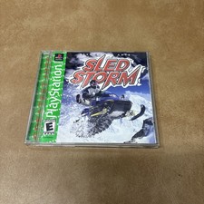 Sled Storm (Sony PlayStation 1, 1999) Complete w Registration Card, CIB - Tested