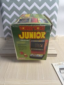 Vintage 1982 Coleco Nintendo Donkey Kong Junior Jr Tabletop Arcade CIB Minty
