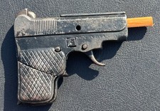   National  Antique Toy Cap Gun From The 1920  s Cast Iron Working Condition